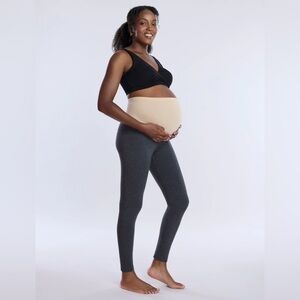 Motherhood Maternity Essential Stretch Secret Fit  Leggings in Gray
